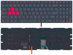 Клавиатура для ноутбука Asus ROG (GL702) с подсветкой (Light), Black, (Без фрейма) RU
