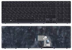 Клавиатура для ноутбука Sony Vaio (SVE15) Black, (Серебряный фрейм) RU