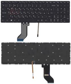 Клавиатура для ноутбука Lenovo IdeaPad (Y700, Y700-15ISK) с подсветкой (Light), Black, (Без фрейма), RU