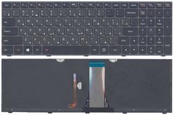 Клавиатура для ноутбука Lenovo Ideapad (G50-70) с подсветкой (Light) Black, (Черный фрейм) RU