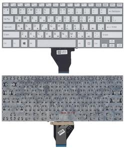 Клавиатура для ноутбука Sony Vaio (FIT 14E) Silver, (Без фрейма) RU