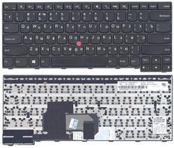 Клавиатура для ноутбука Lenovo ThinkPad (E450) с указателем (Point Stick), Black, (Черный фрейм), RU