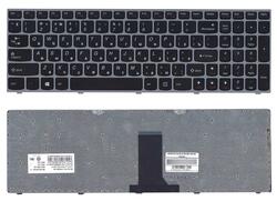 Клавиатура для ноутбука Lenovo IdeaPad (B5400, M5400) Black, (Серебряный фрейм), RU