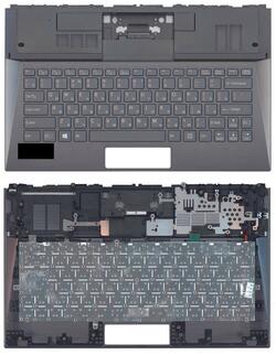 Клавиатура для ноутбука Sony Vaio (SVD13) Black, с подсветкой (Light), (Черный фрейм), RU
