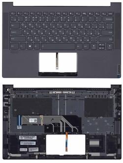 Клавиатура для ноутбука Lenovo Yoga 7 Slim 14ARE05 Black, (Black TopCase) RU