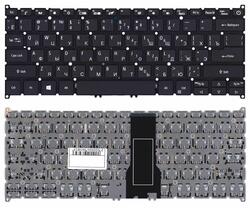 Клавиатура для ноутбука Acer Spin 5 SP513-51, Black, (Без фрейма), RU