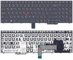 Клавиатура для ноутбука Lenovo Thinkpad Edge (E550) с указателем (Point Stick) Black, (Черный фрейм), RU