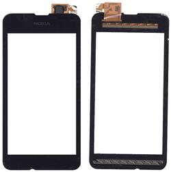 Тачскрин (Сенсор) для смартфона Nokia Lumia 530 черный