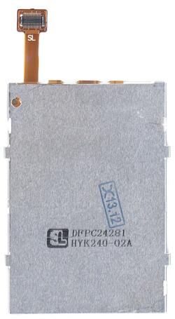 Матрица для телефона 2.4", Slim (тонкая), 320x240, Светодиодная (LED), без креплений, глянцевая Nokia N73