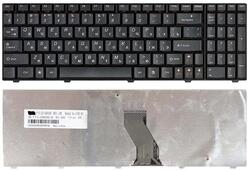 Клавиатура для ноутбука Lenovo IdeaPad (U550) Black, (Черный фрейм), RU/EN