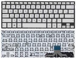 Клавиатура для ноутбука Asus ZenBook UX301 с подсветкой (Light), Silver, (Без фрейма) RU