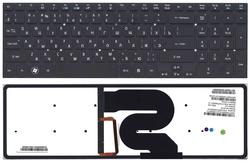 Клавиатура для ноутбука Acer Aspire 8951, 5951 с подсветкой (Light), Black, (Без фрейма) RU