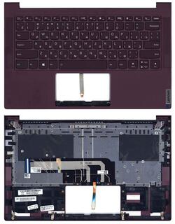 Клавиатура для ноутбука Lenovo Yoga 7 Slim 14ARE05 Black, (Purple TopCase) RU