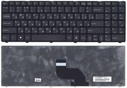Клавиатура для ноутбука MSI (CR640, CX640) Black, (Черный фрейм), RU