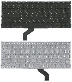 Клавиатура для ноутбука Apple MacBook Pro (A1425) с подсветкой (Light) Black, (Без фрейма), Русский (вертикальный энтер)