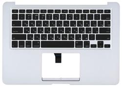 Клавиатура для ноутбука Apple MacBook Air (A1369) 2010+ Black, (Silver TopCase), Русский (горизонтальный энтер)