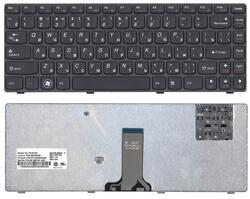 Клавиатура для ноутбука Lenovo IdeaPad (Y480) Black, (Черный фрейм), RU