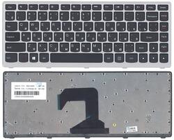 Клавиатура для ноутбука Lenovo IdeaPad (S300) Black, (Серый фрейм) RU