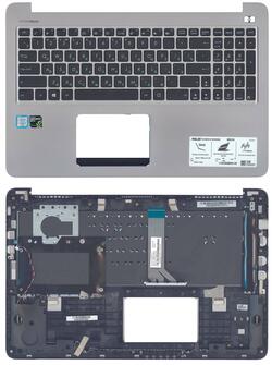 Клавиатура для ноутбука Asus (K501L) Black, (Gray TopCase), RU