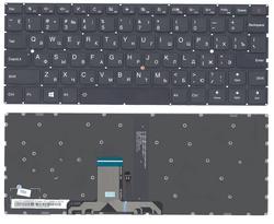Клавиатура для ноутбука Lenovo Ideapad (710S) с подсветкой (Light) Black, (Без фрейма) RU
