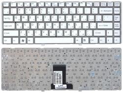 Клавиатура для ноутбука Sony Vaio (VPC-EA) White, (Без фрейма) RU