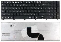 Клавиатура для ноутбука Acer Packard Bell ( TM81, TM82, TM86, TM87, TM89, TM94) Black, (Без фрейма), RU