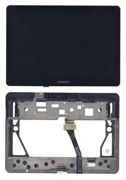 Матрица с тачскрином для Samsung Galaxy Tab 2 10.1" GT-P5100 черный с рамкой