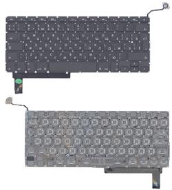 Клавиатура для ноутбука Apple MacBook Pro (A1286) (2011, 2012 года) Black, (Без фрейма), с (SD), (Оригинальная), Русский (вертикальный энтер)