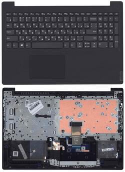 Клавиатура для ноутбука Lenovo V15-IIL Black, (Black TopCase) RU