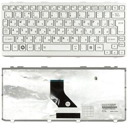 Клавиатура Toshiba Mini (NB200, NB300, NB305) Серебряный, (Серебряный фрейм) Русский (вертикальный энтер)