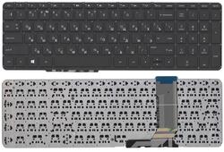 Клавиатура для ноутбука HP Envy (15-J000) Черный, (Без фрейма) Русский (горизонтальный энтер)