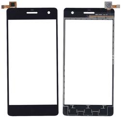 Тачскрин (Сенсор) для смартфона Micromax Canvas Knight A350 черный