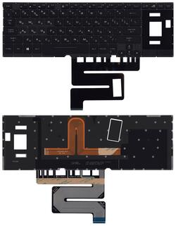 Клавиатура для ноутбука Asus ROG GX501VS Black, (Без фрейма) Русский маленький энтер