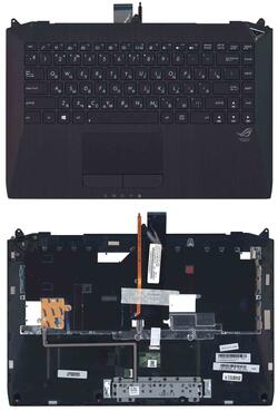 Клавиатура для ноутбука Asus (G46) с подсветкой (Light), Black, (Black Case) RU