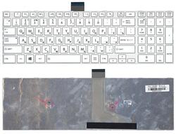 Клавиатура для ноутбука Toshiba Satellite (L50D-A, L70-A, S50-A, S50D-A, S70-A, S70D-A, S70T-A, S75-A, S75D-A, S75T-A) White, (Белый фрейм) RU