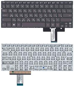 Клавиатура для ноутбука Asus Transformer Book (TX300, TX300C,TX300CA) Black, (Без фрейма), RU