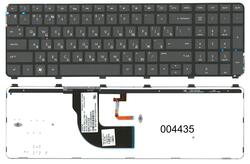 Клавиатура для ноутбука HP Pavilion (DV7-7000) Black, (Черный фрейм), Русский HP Pavilion (DV7-7000) с подсветкой (Light) Black, (Черный фрейм) RU