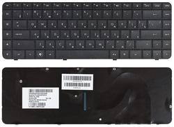 Клавиатура для ноутбука HP Compaq Presario СQ62, CQ56, G62 Black, RU